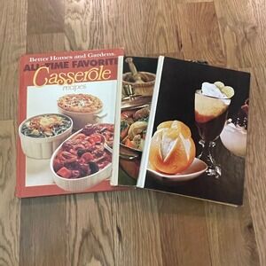Better Homes Gardens & Southern Living Casseroles & Desserts Cookbooks Lot of 3